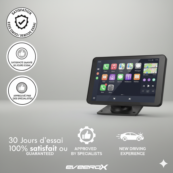 EVEEROX Multimedia de Coche 7 Pulgadas con Pantalla Táctil